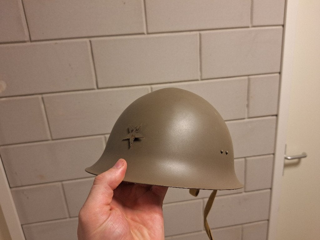 Repro japanese helm, Ophalen of Verzenden, Landmacht, Azië, Helm of Baret
