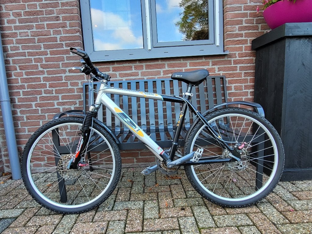 ATB MOUNTAINBIKE ALUMINIUM SUPERLICHT B ONE, Ophalen of Verzenden, Gebruikt, Schijfrem, Overige merken