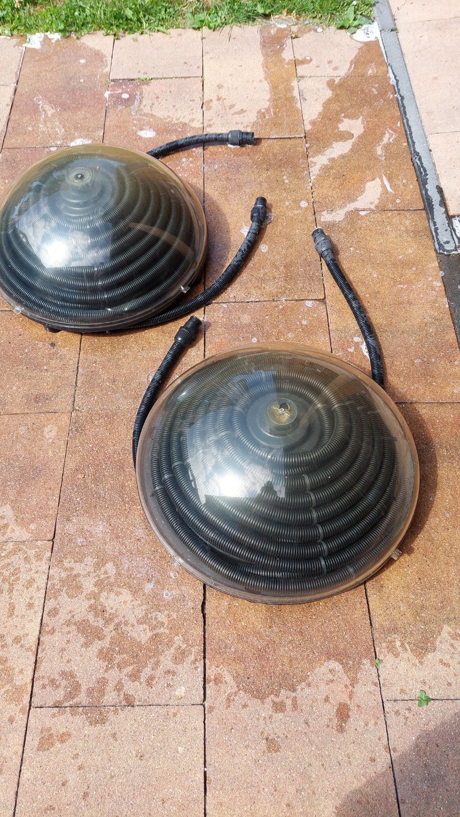 2x Zwembad Solar Heater Koepel Zonneverwarming, Tuin en Terras, Ophalen, Gebruikt, Verwarming