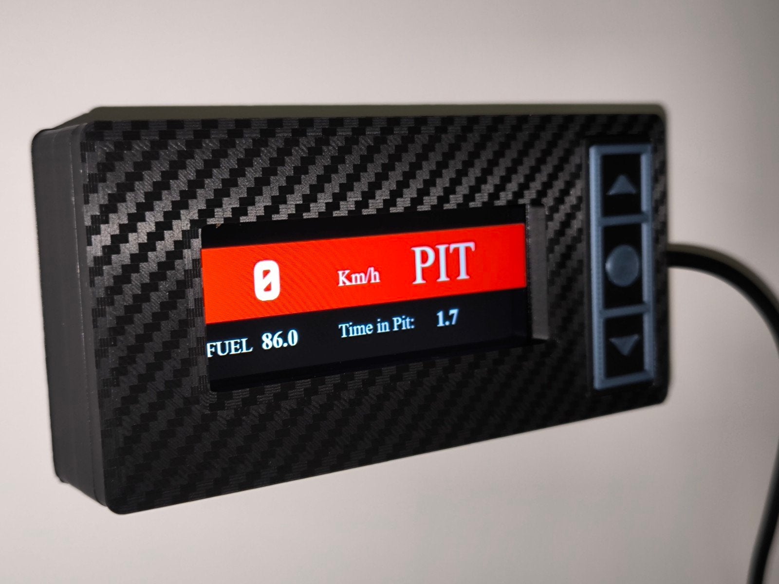 SimCrafted Laptimer (Carbon/zwart), Verzenden, Nieuw, SimCrafted