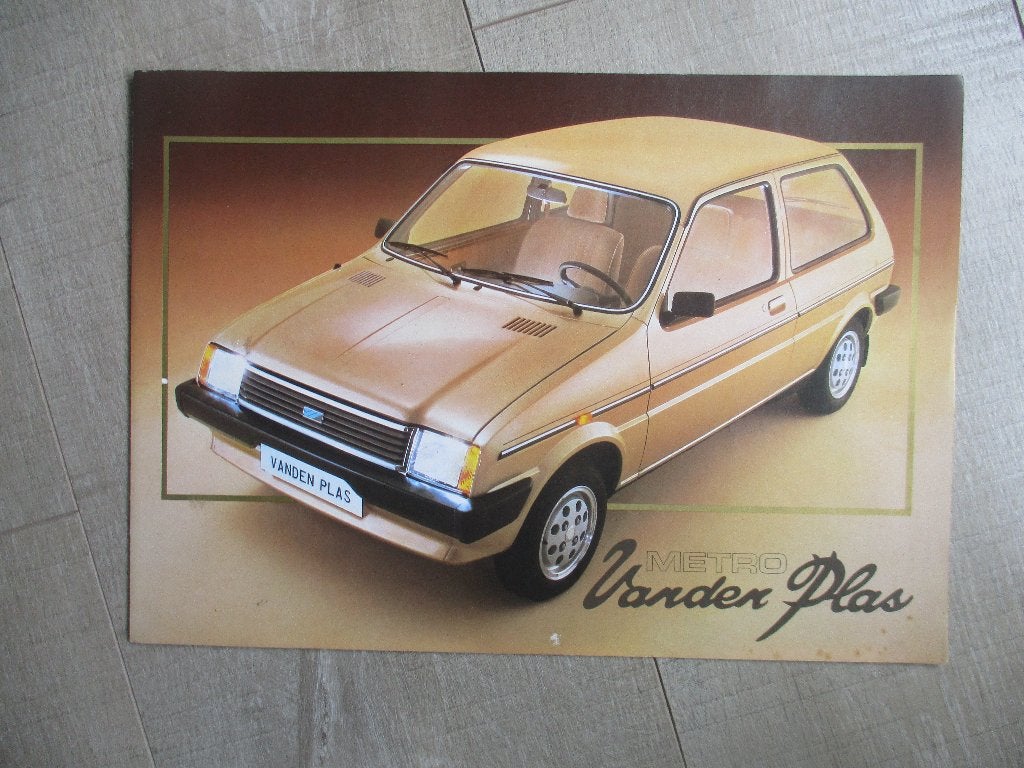 Austin Metro VandenPlas -- Foldersetje --  SALE !!, Ophalen of Verzenden, Zo goed als nieuw, Overige merken