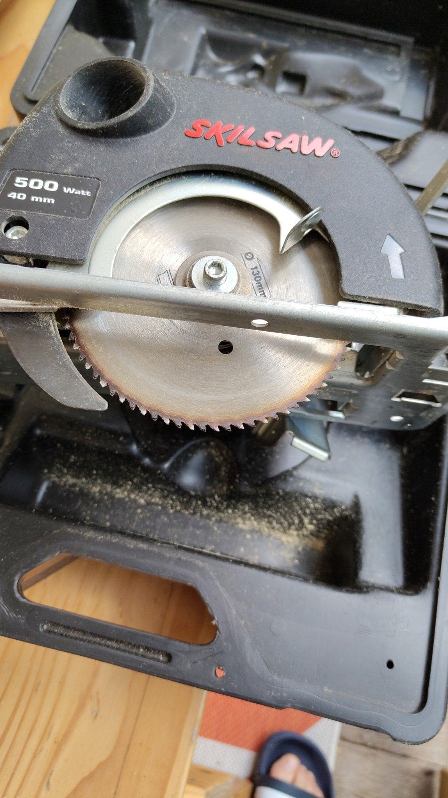 Skil Saw Cirkelzaag - Gebruikt en Werkt Goed, Gebruikt, Cirkelzaag, Skil Saw, Ophalen of Verzenden