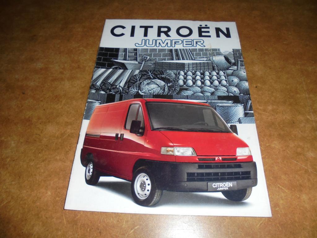 brochure Citroen Jumper  1994, Ophalen of Verzenden, Gelezen, Citroën