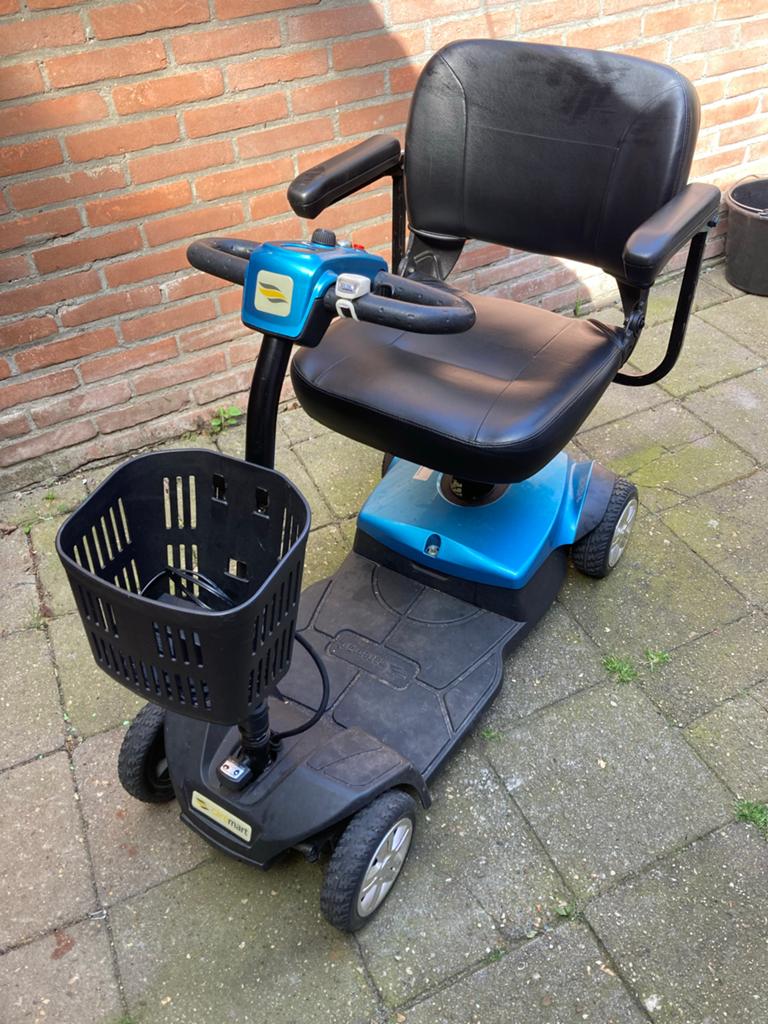 Opvouwbare scootmobiel, 10 km/u of minder, Gebruikt, 15 km of minder, Ophalen