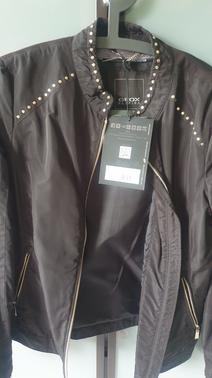 geox jas maat m, Zwart, Nieuw, Ophalen of Verzenden, Maat 38/40 (M)