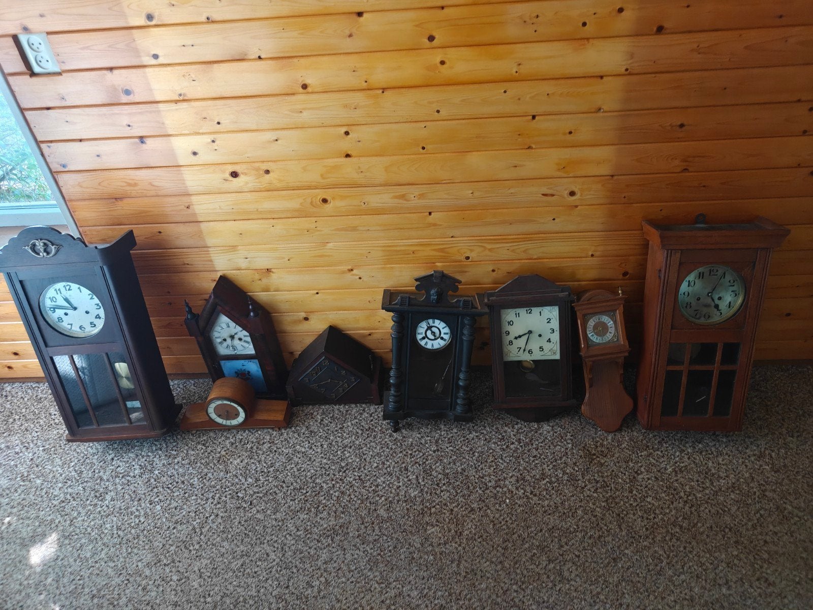 Diverse collectie antieke en vintage klokken, Antiek en Kunst, Antiek | Klokken, Ophalen
