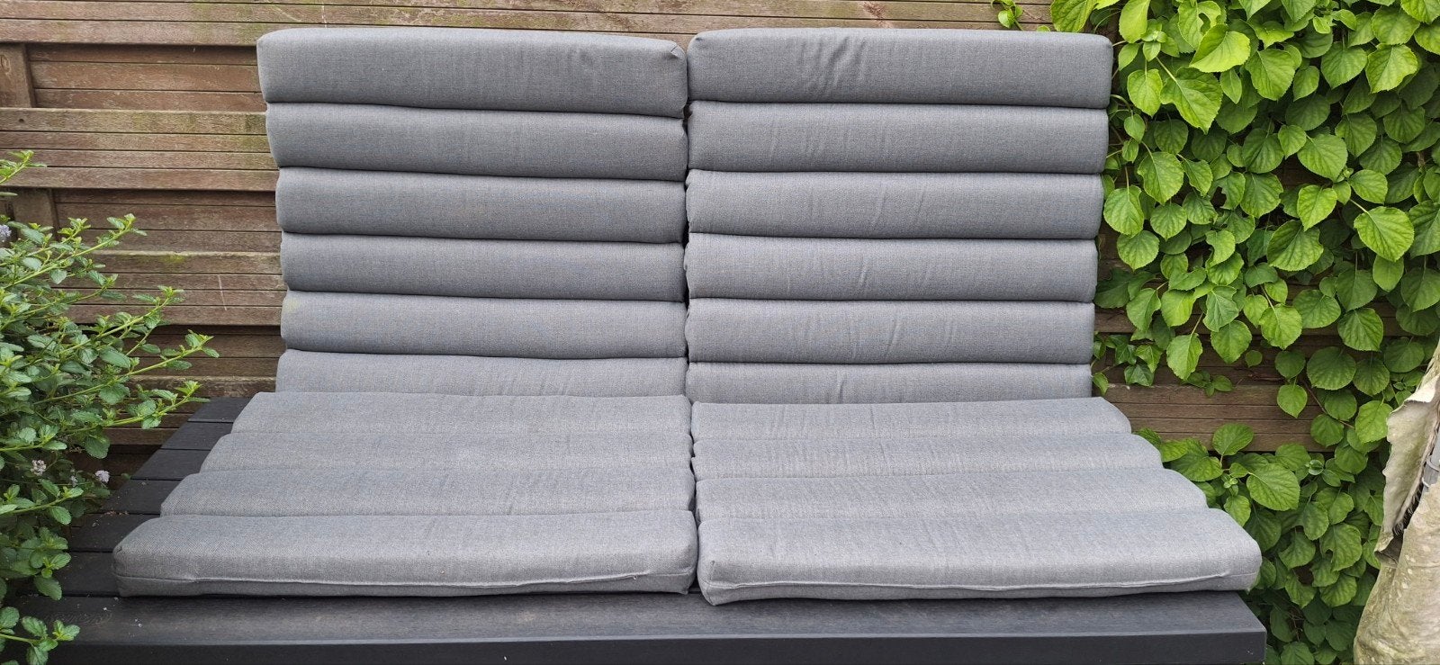 Tuinstoel kussens grijs voor loungeset, Tuin en Terras, Tuinmeubel-accessoires, Ophalen, Gebruikt
