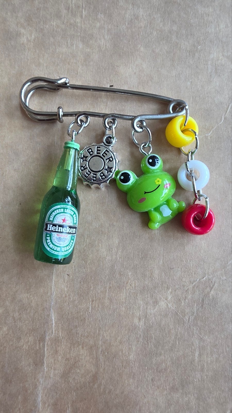 Carnavalsspeld Oeteldonk Den Bosch - Heineken Kikker, Overige thema's, Overige typen, Nieuw, Metaal