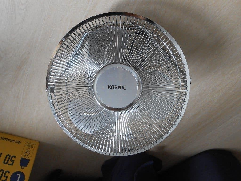 Koenic KTF 2221 M - Tafelventilator, Ophalen of Verzenden, Zo goed als nieuw, Tafelventilator