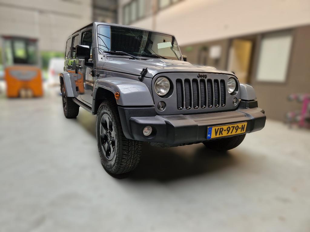Jeep Wrangler Unlimited 2.8 D 147KW 2015 Automaat / BTW-auto, Auto's, Bestelauto's, Zwart, 4 cilinders, Bedrijf, Diesel