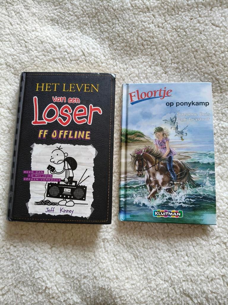 Het leven van een Loser: FF offline & Floortje op ponykamp, Ophalen of Verzenden, Gelezen, Jeff Kinney, Suzanne Buis, Cox Grashoff