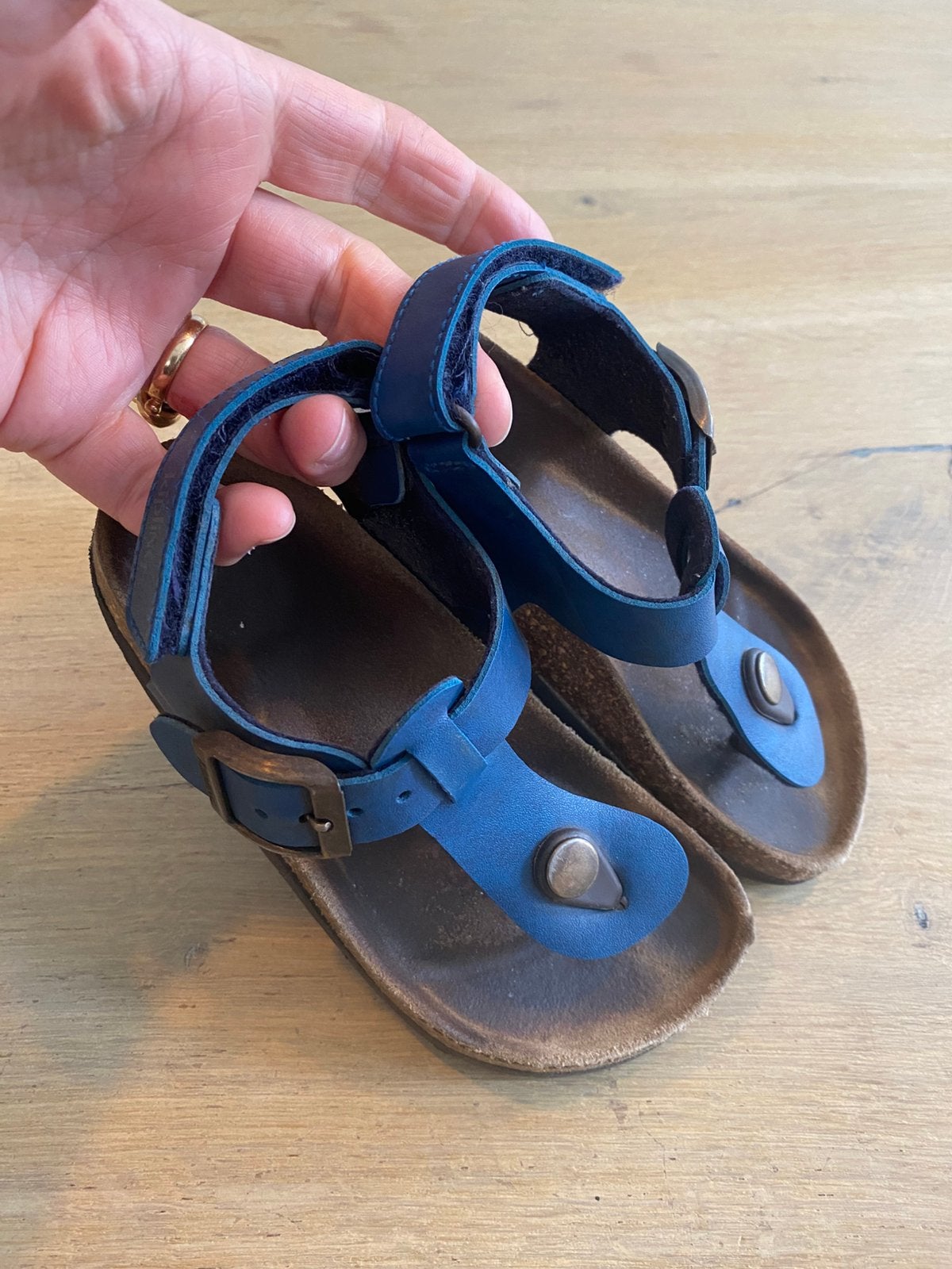 Kipling leren blauwe sandalen maat 28, Ophalen of Verzenden, Zo goed als nieuw, Schoentjes
