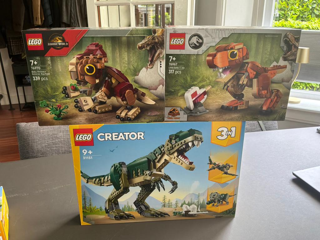 LEGO Dinosaurus Super Pack (3 sets), nieuw in verpakking, Jurassic World, Lego, Nieuw, Ophalen of Verzenden