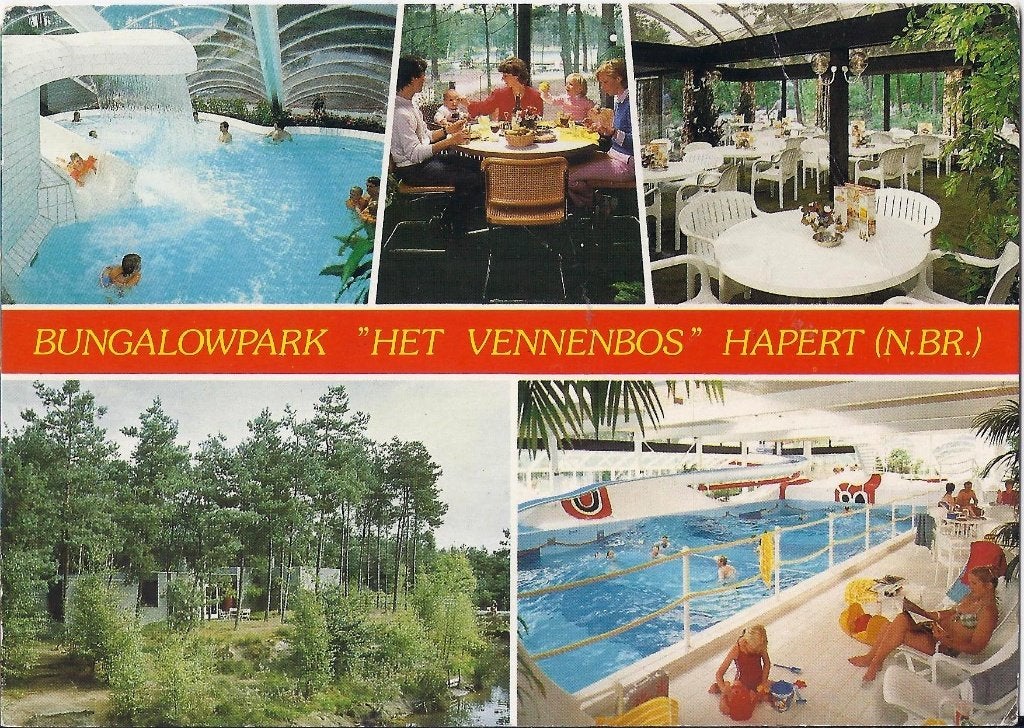 Hapert Het Vennenbos gelopen ansichtkaart ( 34 ), Ophalen of Verzenden, 1980 tot heden, Gelopen