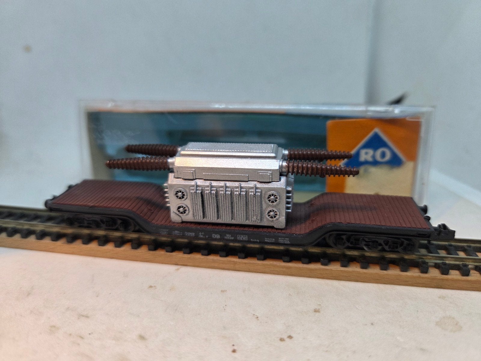 Roco 2357 zware lastwagon met trafo in ovp, Hobby en Vrije tijd, Gelijkstroom of Wisselstroom, Wagon, Ophalen of Verzenden, Zo goed als nieuw