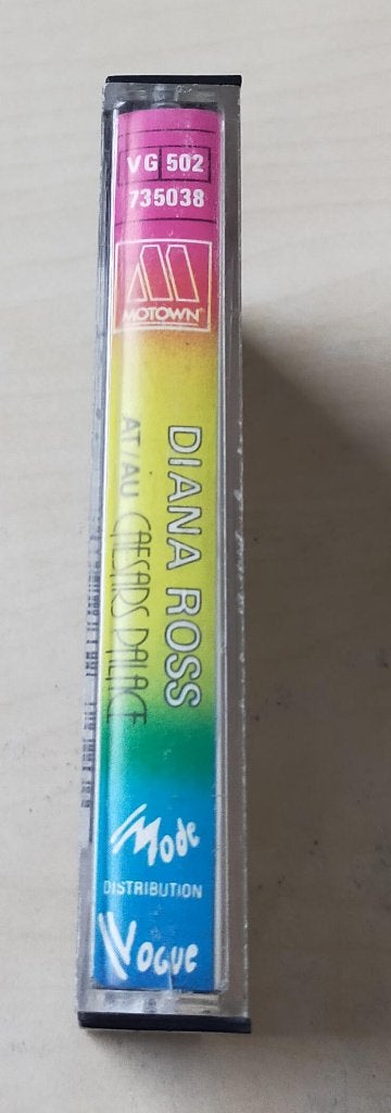 Diana Ross - Live At Caesars Palace Cassette MC Mode France, Mode, Gebruikt, 1 bandje, Ophalen of Verzenden