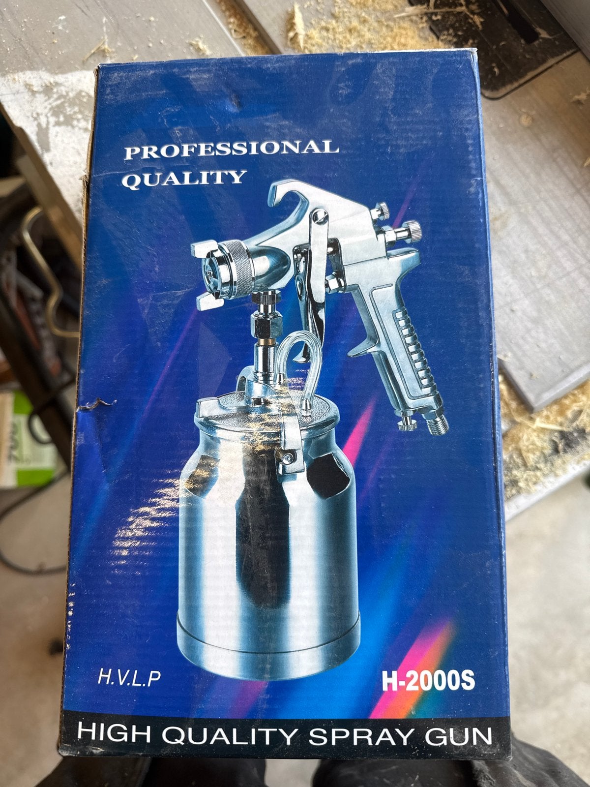 H.V.L.P. Verfspuitpistool H-2000S - Professional Quality, Doe-het-zelf en Verbouw, Ophalen of Verzenden, Gebruikt, Verfspuit of Verfpomp