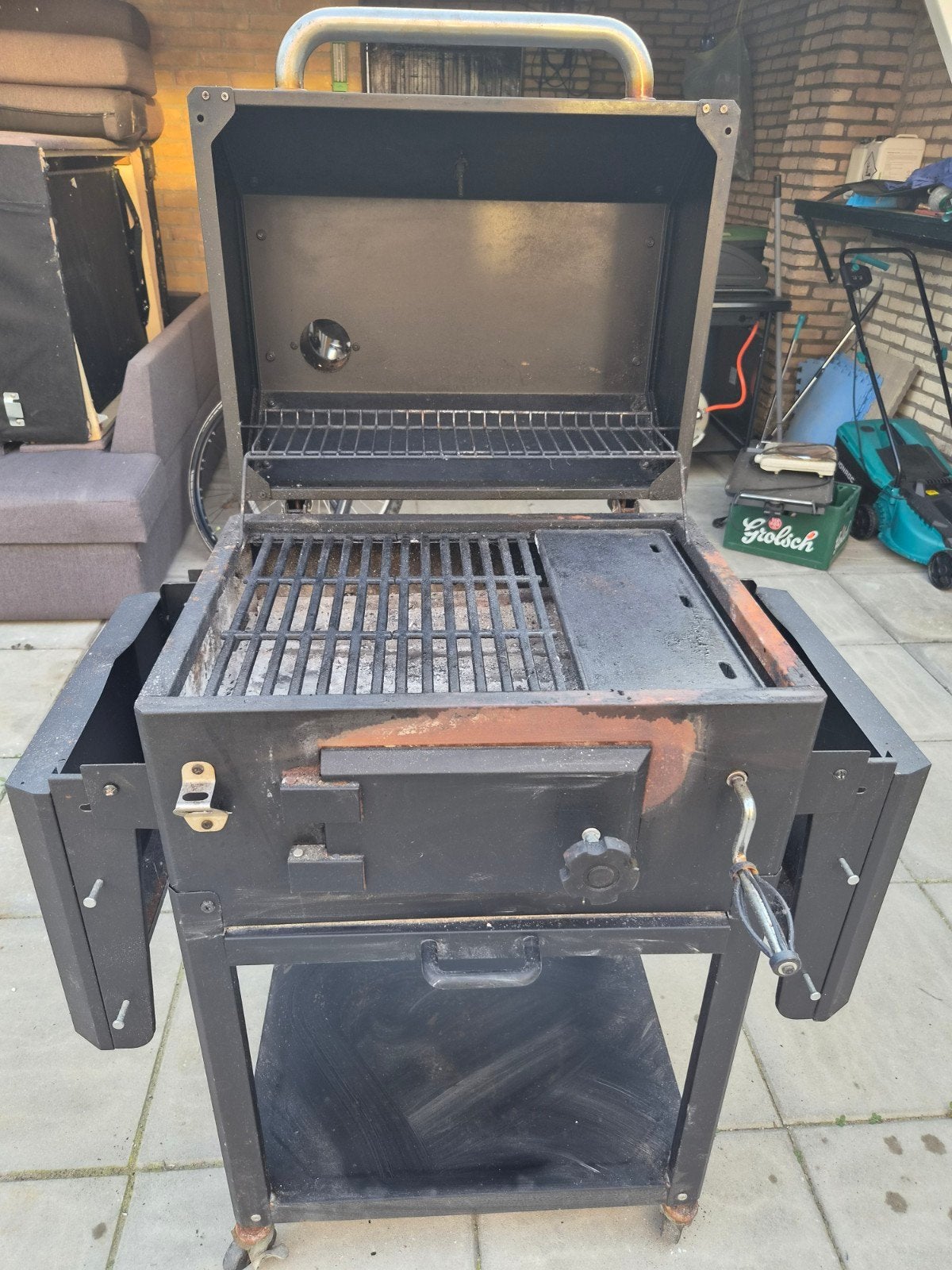 Gebruikte Grandhall barbeque, Tuin en Terras, Ophalen of Verzenden, Gebruikt