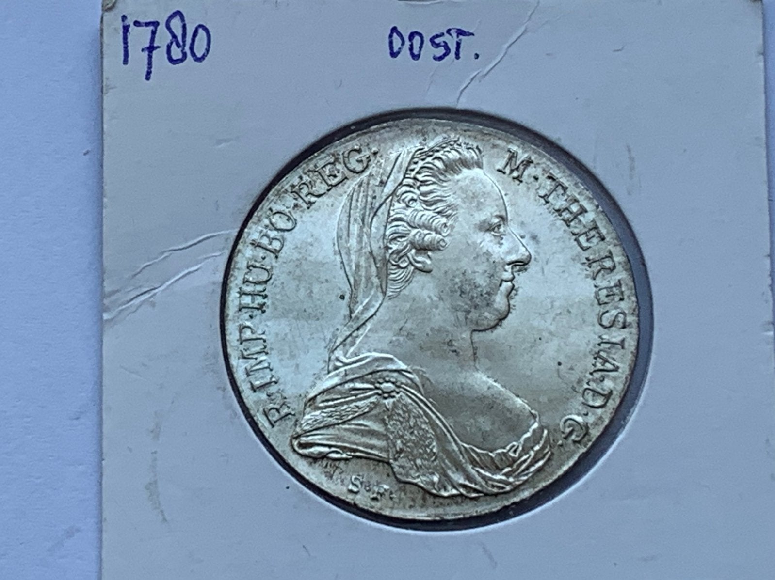 Prachtige maria theresa 1780, Ophalen of Verzenden, Goud
