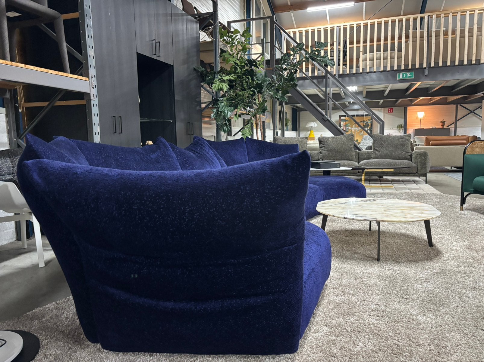 Foto 9 van Edra Standard modulaire elementen bank in stof T NP € 30.000