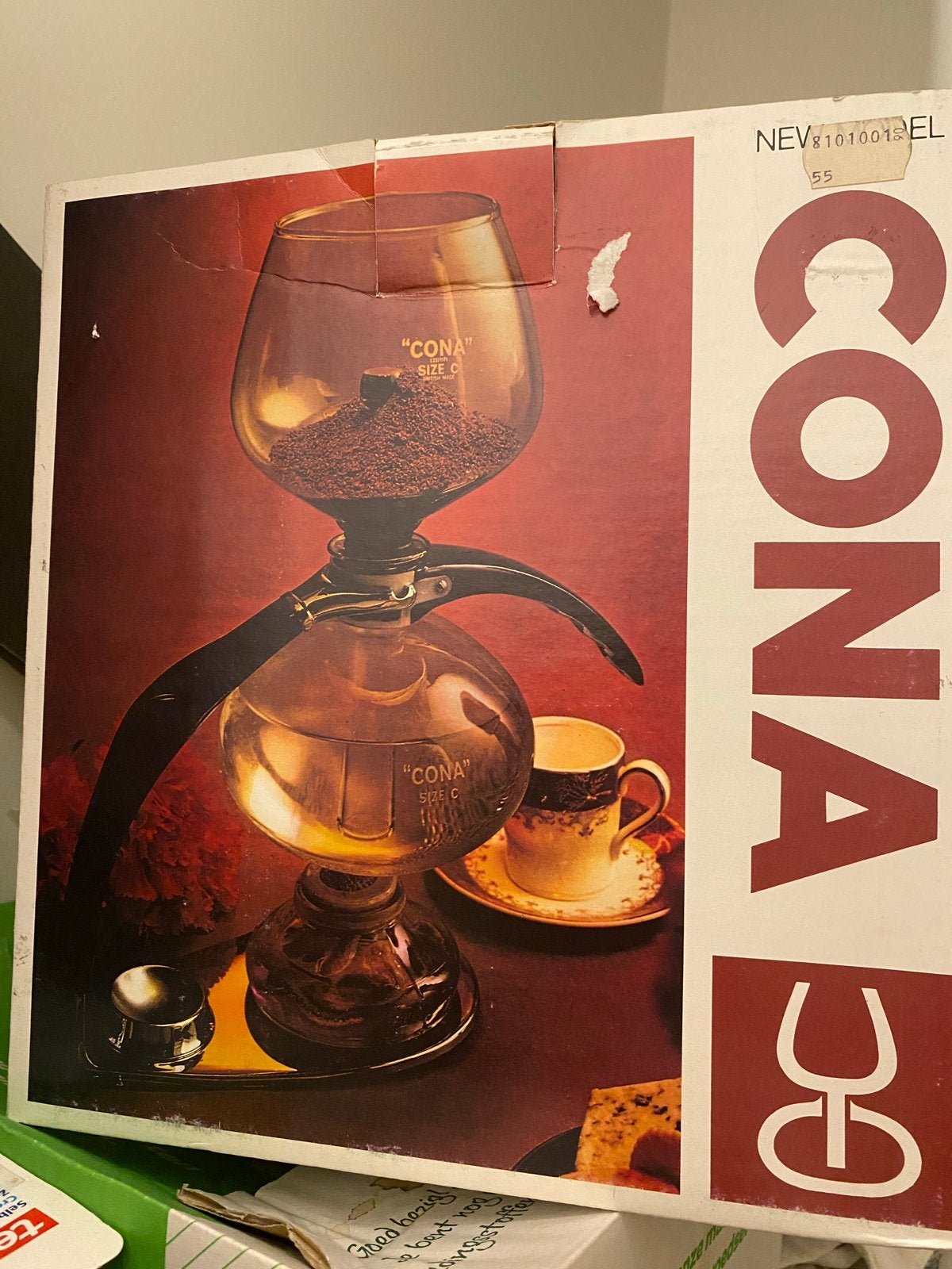 Cona Tafel Koffiemaker Suze D - Handmatig Koffie Zetten, Ophalen, Overige modellen, 10 kopjes of meer, Gemalen koffie