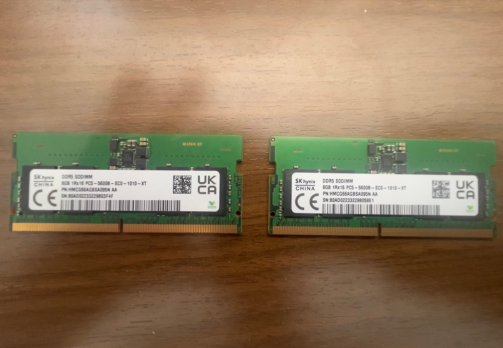 16GB (2x 8GB) DDR5 SODIMM  RAM Geheugen voor Laptop (Lenovo), Gebruikt, Ophalen of Verzenden, DDR5, Laptop