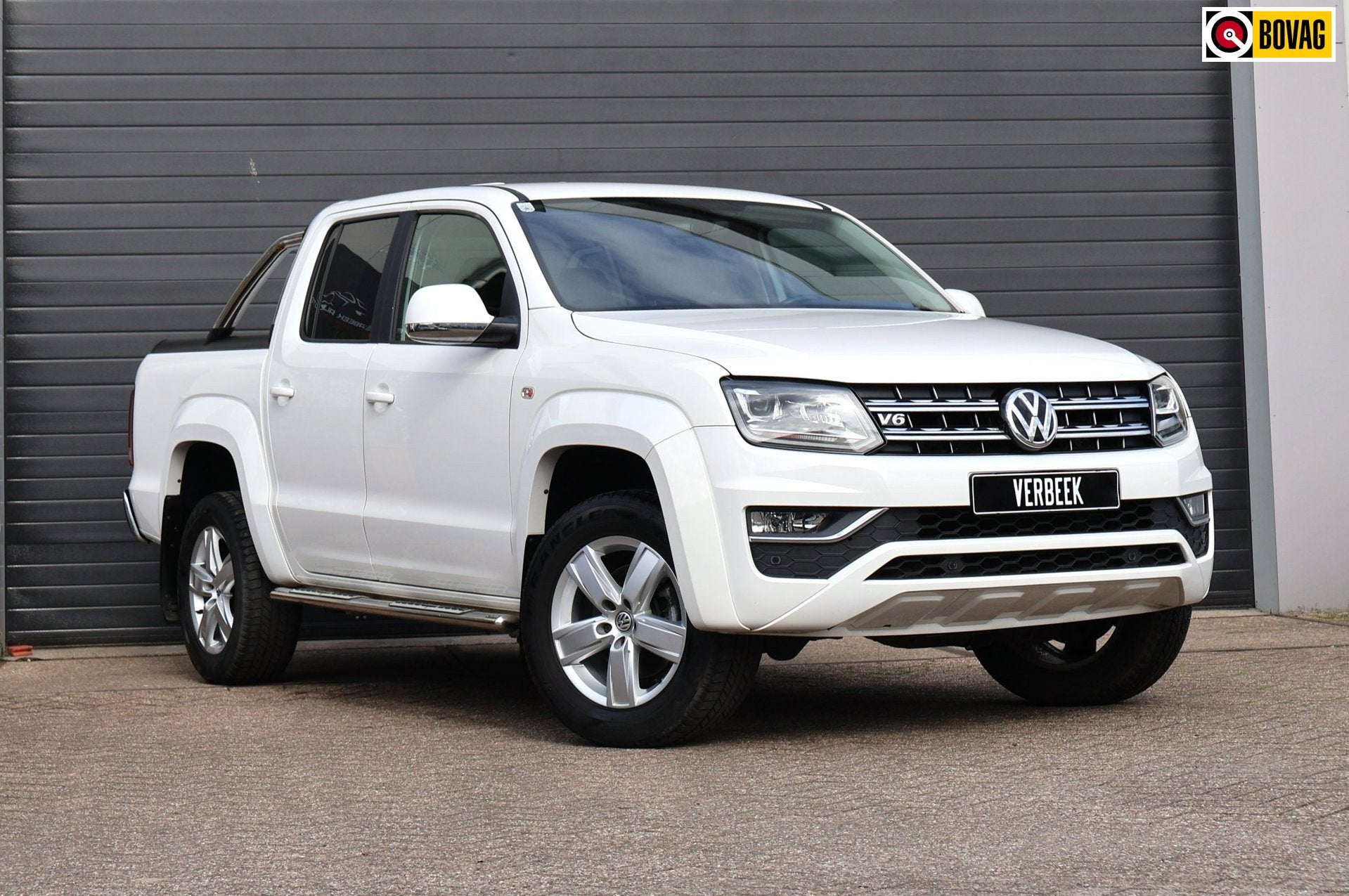 Volkswagen Amarok 3.0 TDI Plus Highline/4X4/Luxe/Camera/PDC/, Auto's, Volkswagen, Gebruikt, Zwart, Wit, Origineel Nederlands