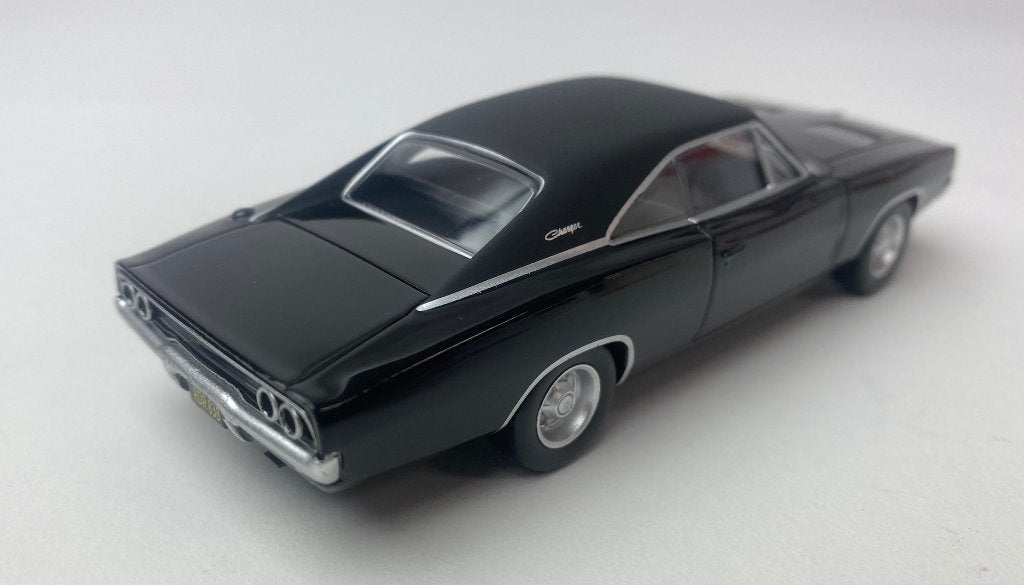 Norev 1:43 Dodge Charger 1968 Black - Jet car in windowbox, -, Nieuw, Norev, Ophalen of Verzenden