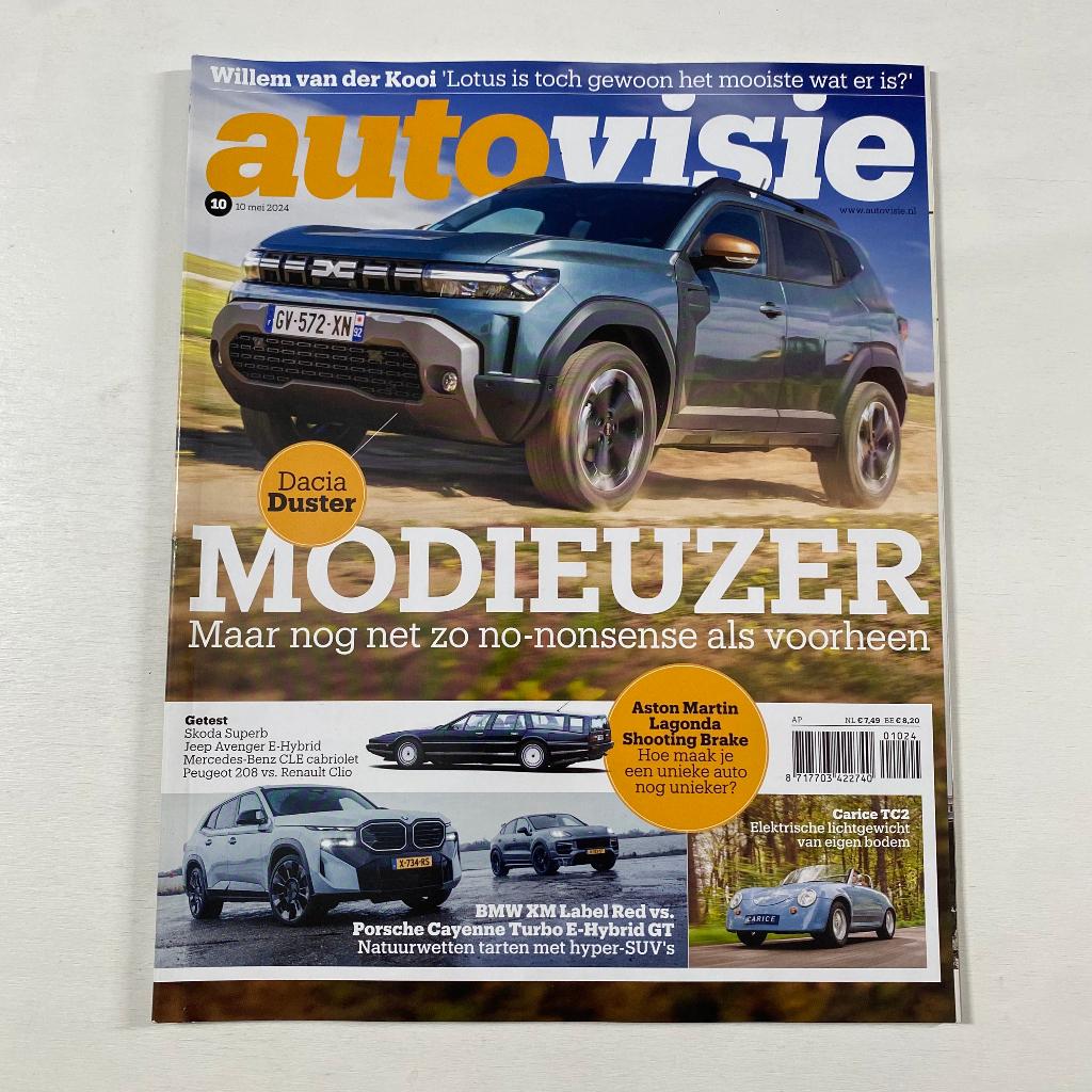 Autovisie nr. 10 - 10 mei 2024 - Dacia Duster, Boeken, Auto's | Folders en Tijdschriften, Ophalen of Verzenden, Gelezen, Algemeen