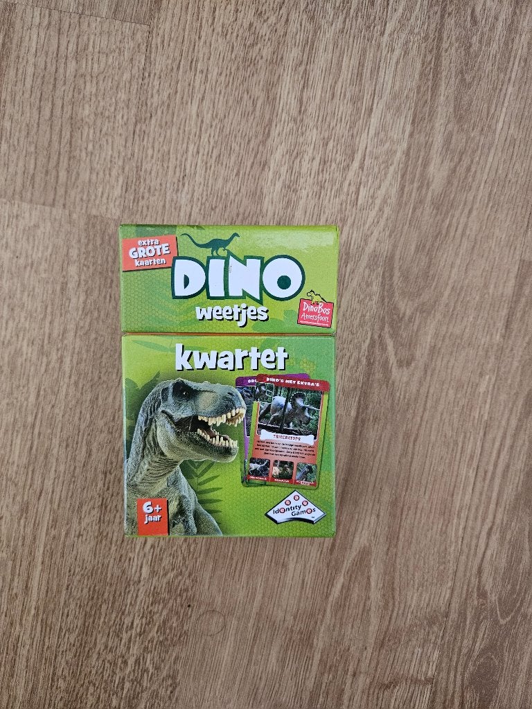 Dino kwartet spel, Ophalen of Verzenden, Zo goed als nieuw, Taal en Lezen