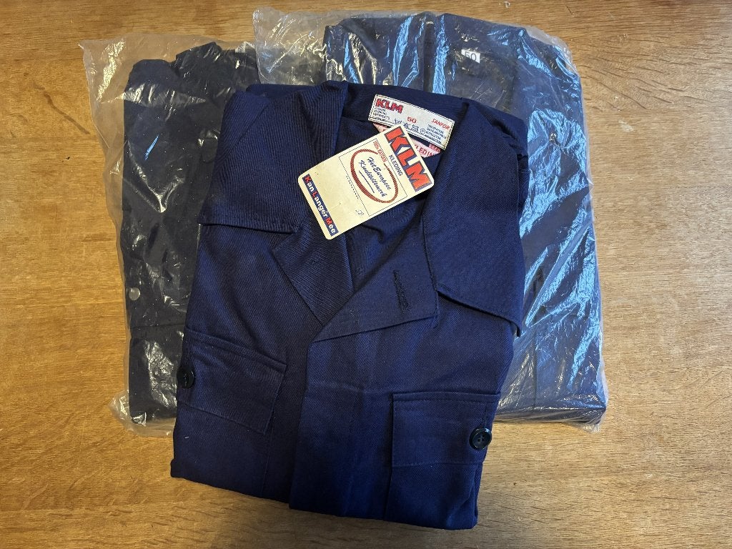 Nieuwe werkoverall KLM Sanfor maat 50, Tuin en Terras, KLM kleding, Heren, Overall, Nieuw