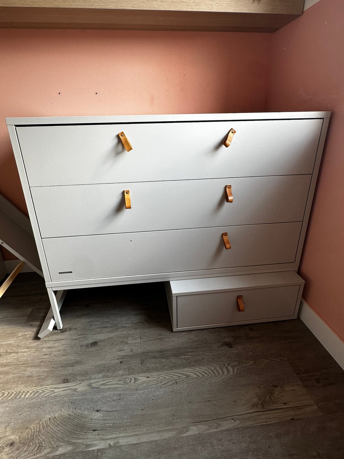 Commode Kidsmill Amy lichtgrijs, Ophalen, 50 tot 70 cm, 100 cm of meer, Zo goed als nieuw