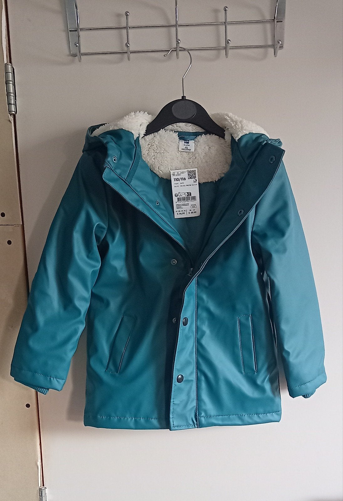 NIEUW, jas, regenjas, Hema, mt 110/116, Jongen of Meisje, Nieuw, Ophalen of Verzenden, Hema