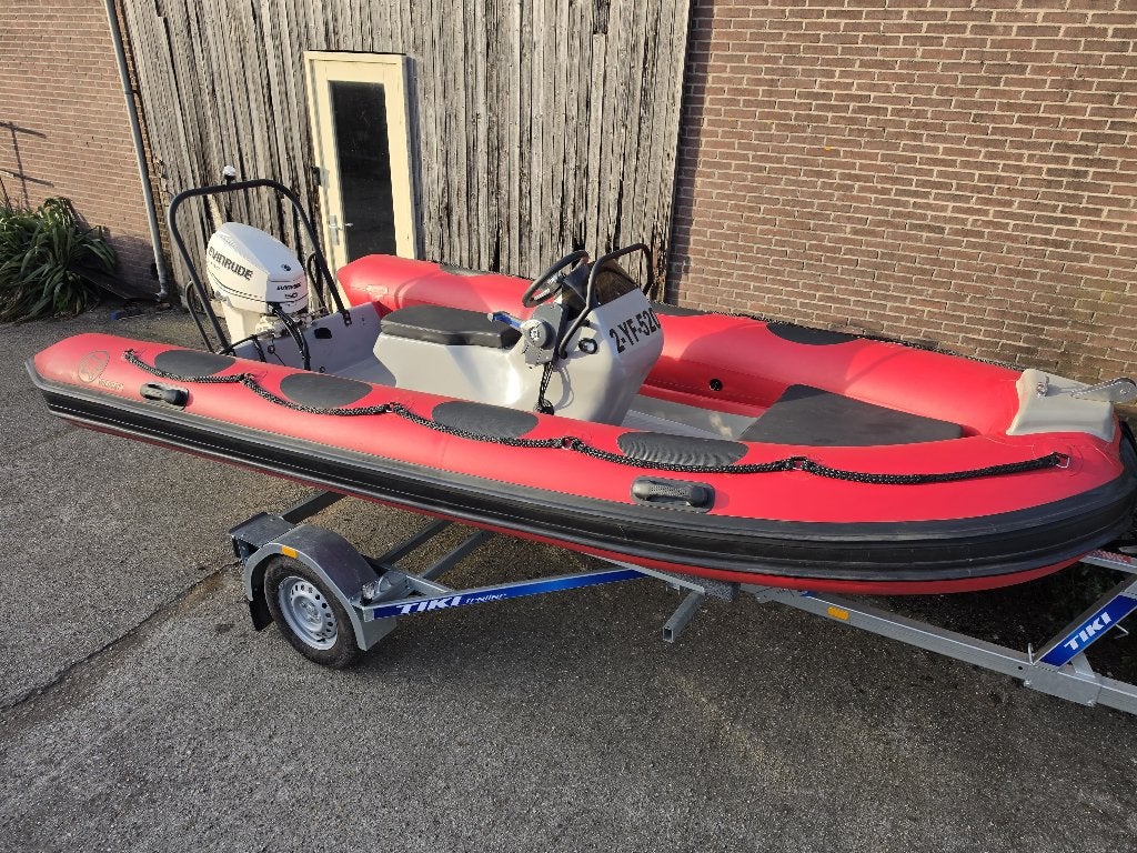 Wildcat 470 SRJ RIB (Jockeyseat) Evinrude 50 pk - 2021, 4 m, WILDCAT, Zo goed als nieuw, 2 m
