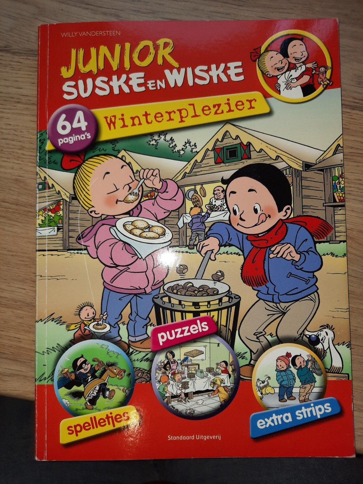 Junior Suske en Wiske - Winterplezier & Grote Griezels, Meerdere stripboeken, Ophalen of Verzenden, Gelezen, Willy Vandersteen