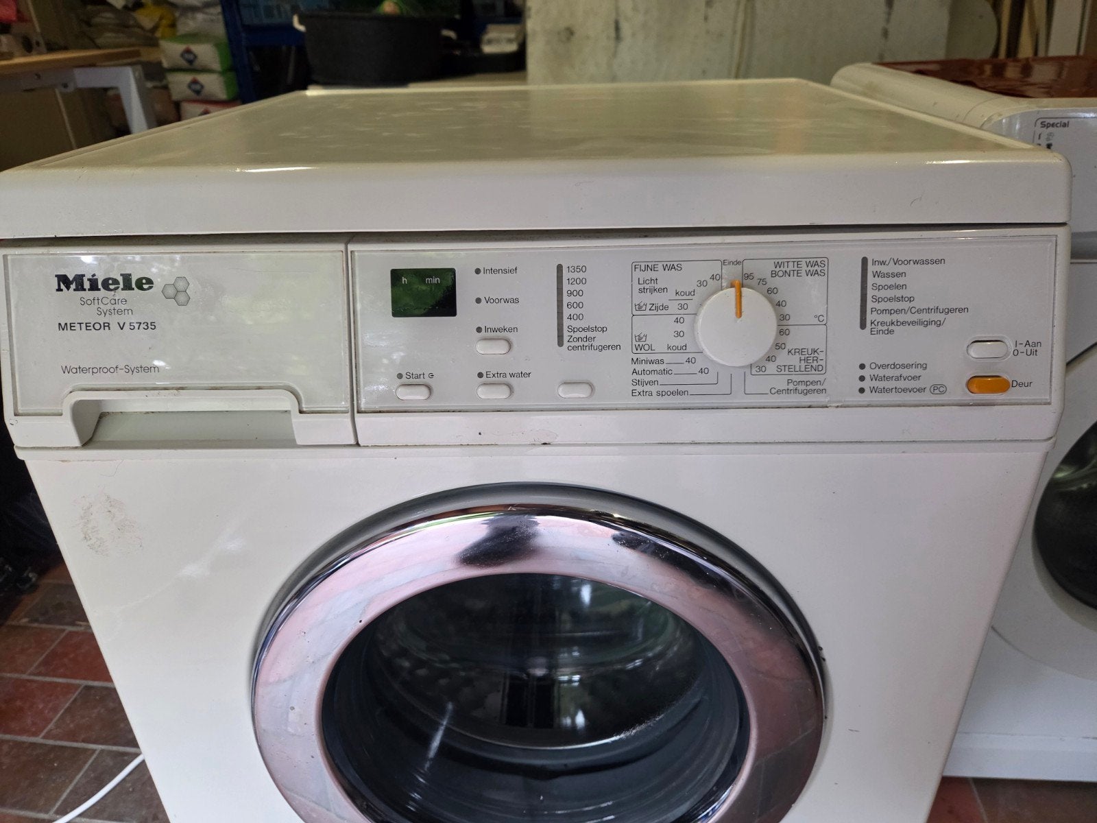 Miele Meteor V 5735 Wasmachine - Goede staat, Ophalen, Gebruikt, Voorlader, Wolwasprogramma