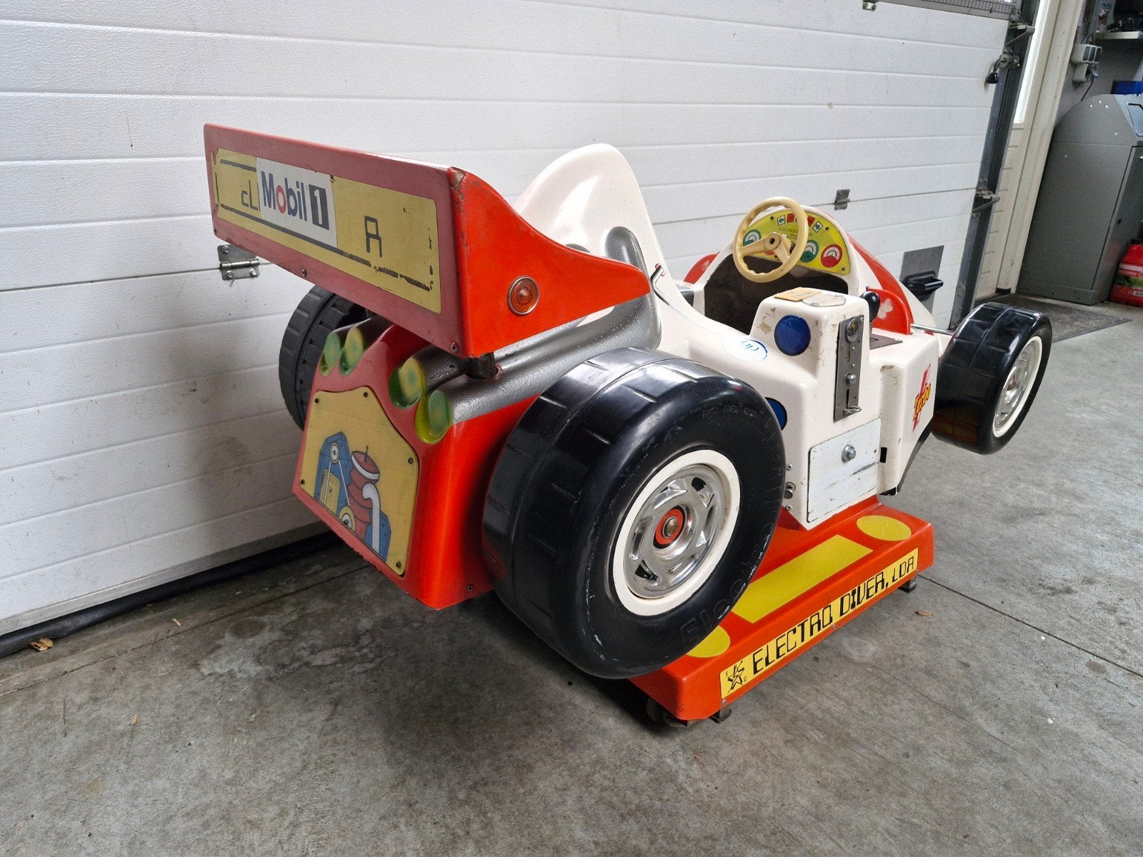 Vintage Retro Electro Diver Formule 1 Kiddy ride, Verzamelen, Ophalen, Gebruikt