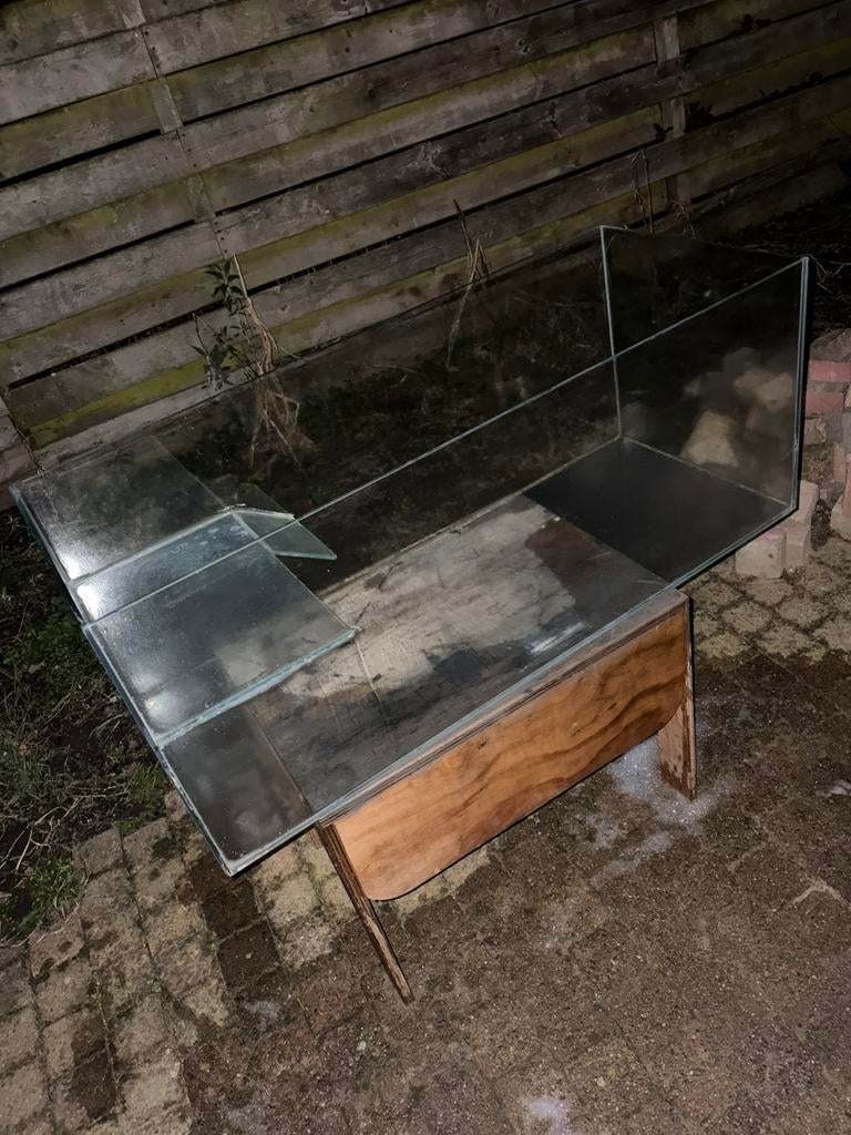 Aquarium 100x40 cm, Huis en Inrichting, Tafels | Salontafels, Ophalen, Gebruikt, 50 tot 100 cm, 50 tot 100 cm