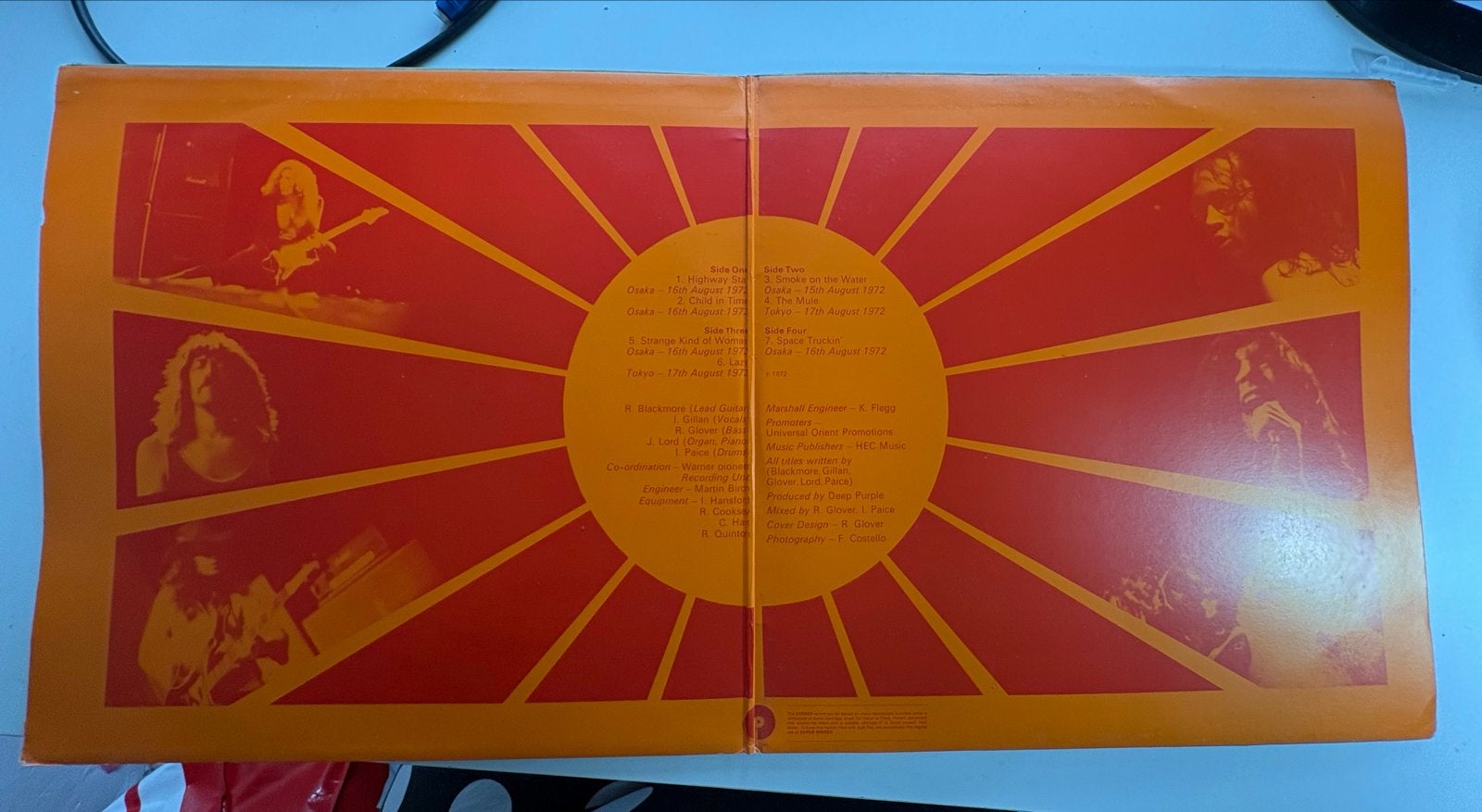 Deep Purple - Made in Japan dubbel LP (1972), Cd's en Dvd's, Vinyl | Rock, Dubbel-LP, Ophalen of Verzenden, Gebruikt, 12 inch