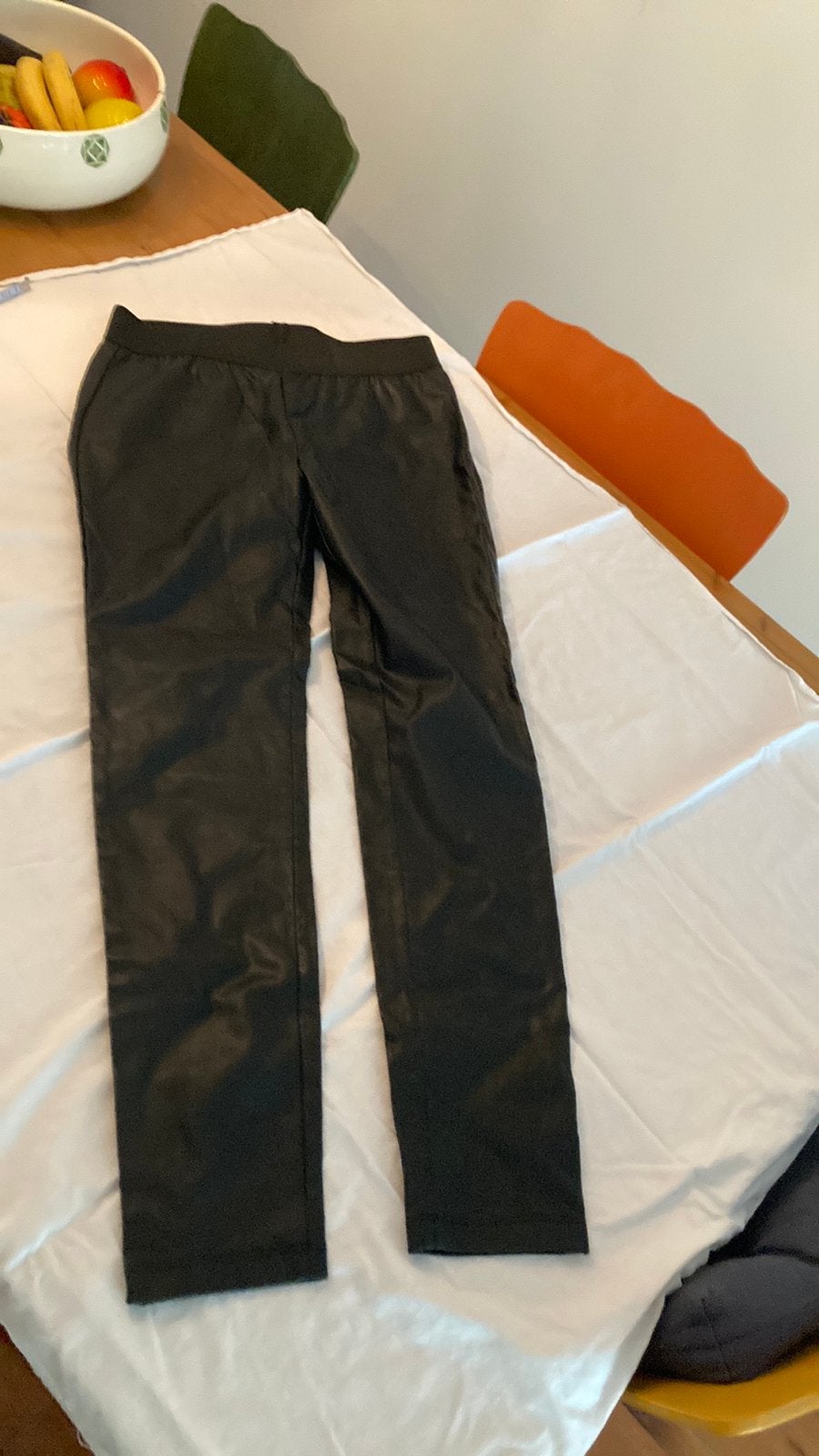 Leren look legging, Kleding | Dames, Maat 38/40 (M), Zwart, Ophalen of Verzenden, Zo goed als nieuw