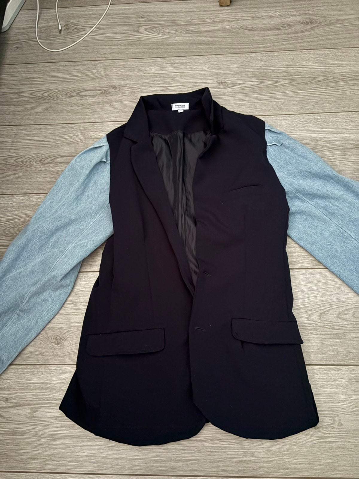 blazer fashiontiger, Kleding | Dames, Maat 38/40 (M), Blauw, Ophalen of Verzenden, Zo goed als nieuw
