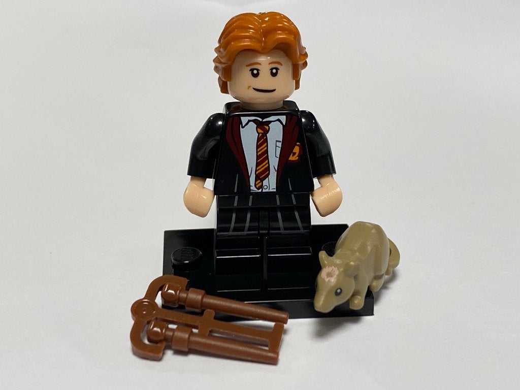 Lego Harry Potter Minifiguur Serie 1 Ron Wemel, Compleet, Lego, Nieuw, Ophalen of Verzenden