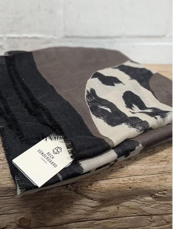 Becksondergaard - 50% wol 50% zijden shawl - Nieuw, Kleding | Dames, Mutsen, Sjaals en Handschoenen, Maat 46/48 (XL) of groter
