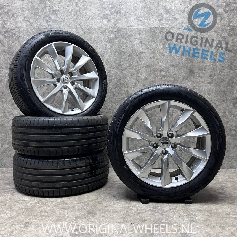 18 inch originele velgen + zomerbanden Volvo V90 31362840, 18 inch, -, -, Banden en Velgen