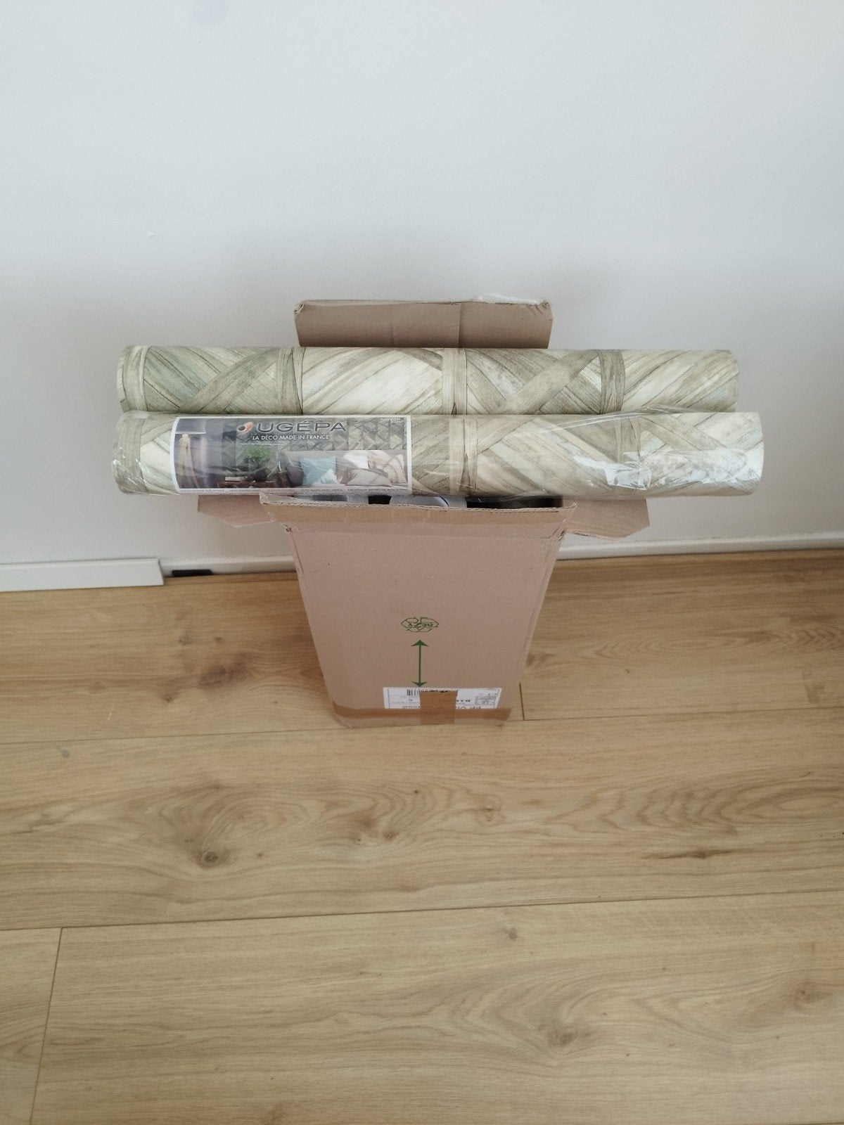 Nieuw behang - Ugepa Imprint Luxe - bamboe patroon, Ophalen of Verzenden