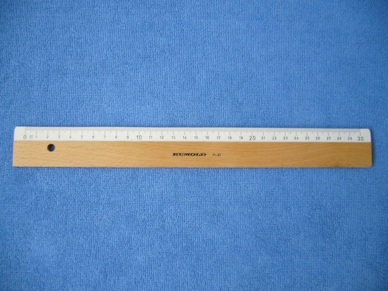 Rumold liniaal 30 cm + 50 cm nog splinternieuw, Ophalen of Verzenden, Nieuw