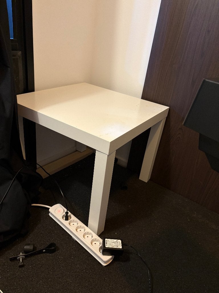 Ikea LACK side table (white), Huis en Inrichting, Tafels | Sidetables, Ophalen, 50 tot 100 cm, Zo goed als nieuw, Rechthoekig