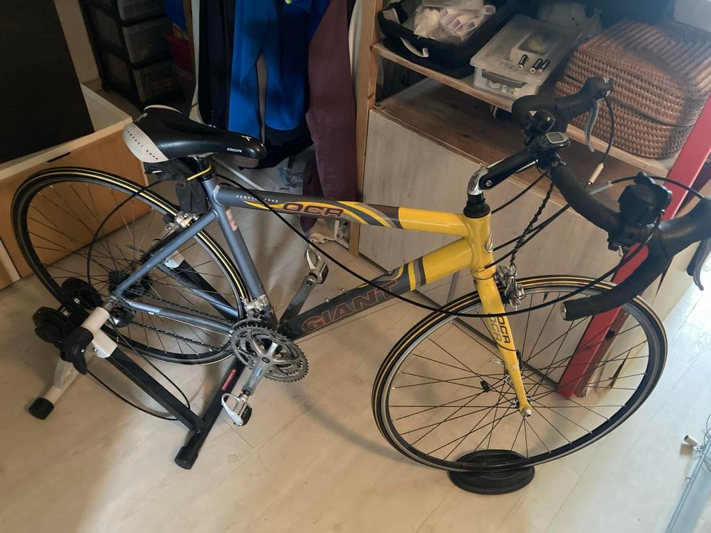 Giant OCR Racefiets - Geel/Grijs, Ophalen, 28 inch, Gebruikt, Aluminium
