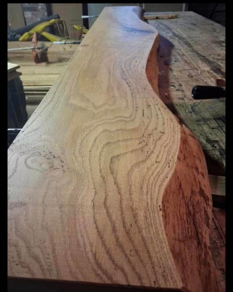 Eiken schap, Doe-het-zelf en Verbouw, Hout en Planken, Ophalen, 25 tot 50 mm, Eiken, Nieuw