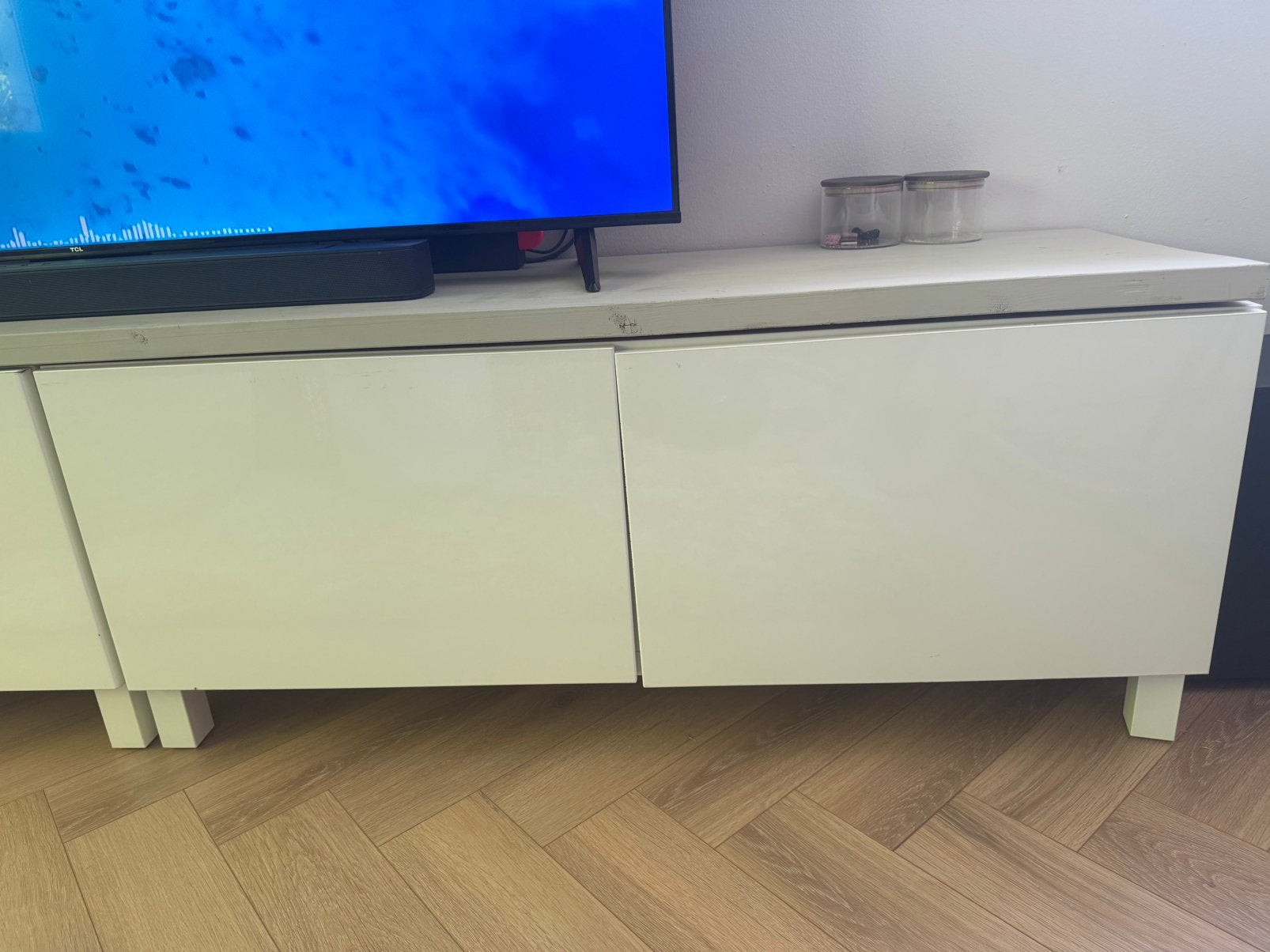 Ikea Besta tv-meubel 120x40, Ophalen, 100 tot 150 cm, Zo goed als nieuw, Minder dan 100 cm